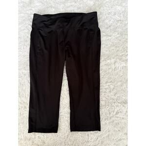 Danskin Now “Fitted” Women’s L Dri More Crop Black Leggings. Comfortable